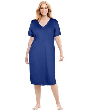 Dreams & Co. Short T-shirt Lounger - Blue