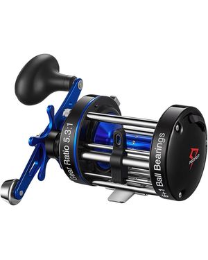 Piscifun Chaos Xs Baitcaster: Reinforced Metal Body Reel For Saltwater - Blue