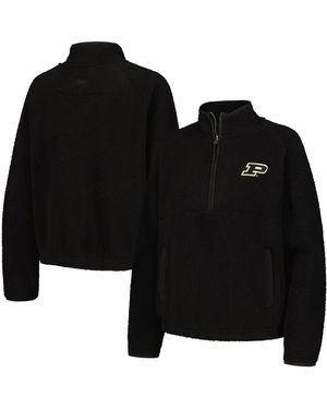 Boxercraft Purdue Boilermakers Everest Half-zip Sweatshirt - Black