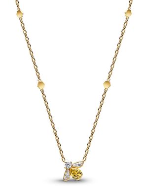 PANDORA Honey Bee Pendant Necklace - Metallic
