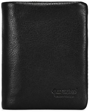 Old Trend Clover Trifold Wallet - Black