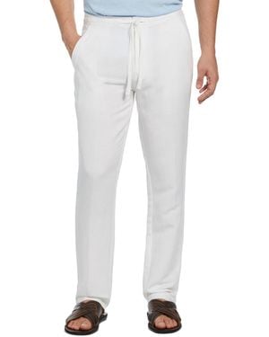 Cubavera Big & Tall Linen Blend Core Drawstring Pant - Gray