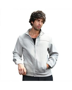 Cahoot Campus Sutra Cloud Panel-stitch Knit Jacket - Gray