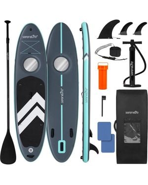 SereneLife Inflatable Stand-up Paddle-board - Blue