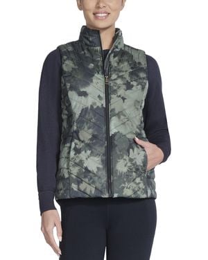 Skechers On-the-go Zip-front Luxe Vest - Gray