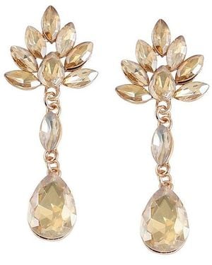 SOH Dazzling Drop Earrings - Metallic