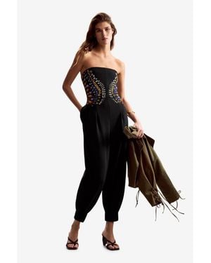 Desigual Long Jumpsuit M. Christian Lacroix - Black