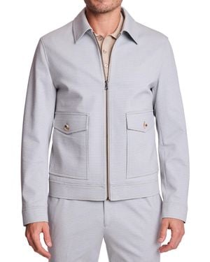 Paisley & Gray Milo Zip-front Jacket - Gray