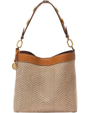 Fossil Jessie Medium Shoulder Bucket Bag - Brown