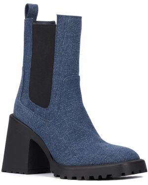 Olivia Miller No Notes Ankle Boots - Blue