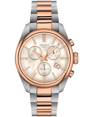 Tissot Gray Stainless Steel Strap Watch 36mm - Metallic