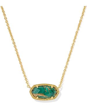 Kendra Scott 14k Gold Plated Elisa Pendant Necklace - Metallic