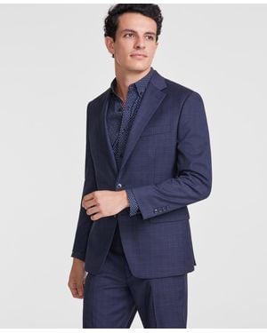 Tallia Classic-fit Suit Separate Jacket - Blue