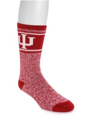 Muk Luks Game Day By Heat Retainer Socks - Red