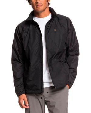Quiksilver Shell Shock Windbreaker Jacket - Black