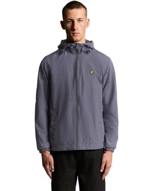 Lyle & Scott Zip Through Hooded Jacket - Gray