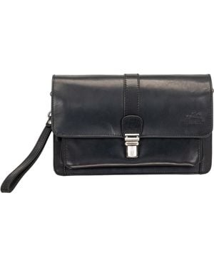 Mancini Buffalo Front Organizer Bag - Black