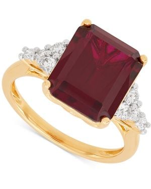 Grown With Love Lab Grown Gemstone & Lab Grown Diamond (1/3 Ct. T.w. - Red