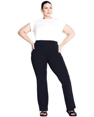 Avenue Plus Size Tall Bootleg legging - Blue