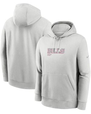 Nike Kansas City Chiefs Edge Pack French Terry Club Pullover Hoodie - Gray