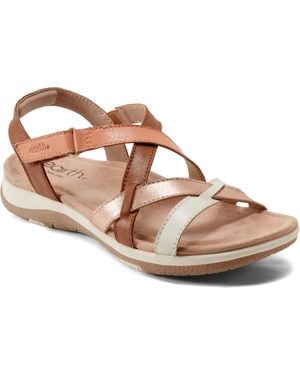Earth Sterling Strappy Sporty Sandals - Pink