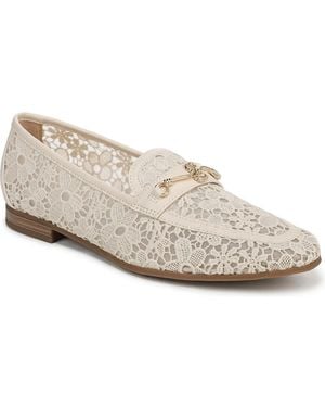 Sam & Libby Noella Almond Toe Loafers - White