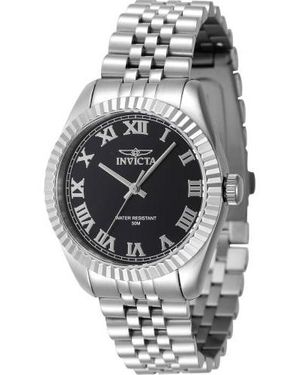 INVICTA WATCH 47408 Specialty Quartz 3 Hand Black Dial Watch