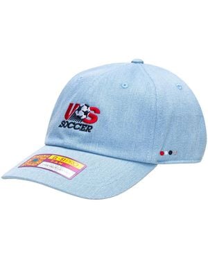 Fan Ink And Usmnt Making History Adjustable Trucker Hat - Blue