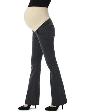Kimi + Kai Kimi + Kai Maternity Dixie Stretch Flare Leg Denim Jeans - Blue