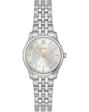 BOSS Graceful Mina Quartz Stainless Steel Watch - Metallic