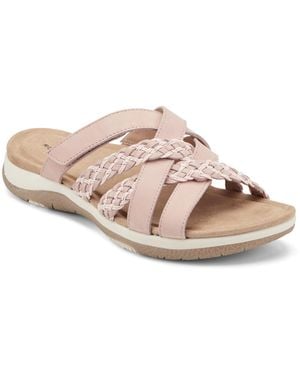 Rockport Sedona Strappy Slip-on Flat Sandals - Pink