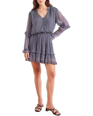 Paneros Clothing Aria Mini Dress - Blue