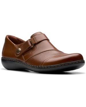 Clarks Collection Ashland Gem Slip On Shoes - Brown