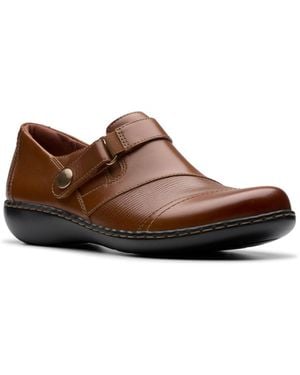 Clarks Collection Ashland Gem Slip On Shoes - Brown