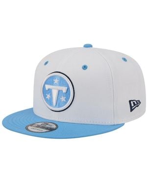 KTZ White/light Blue Tennessee Titans 9fifty Snapback Hat