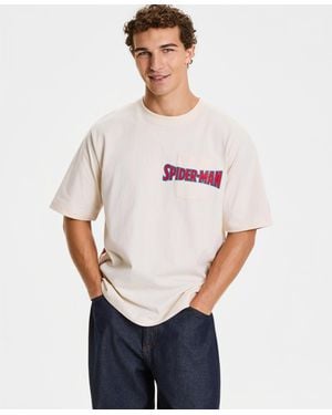 Marvel | Macy's | And Spider-man 100th Parade Balloon Pocket Graphic T-shirt - White