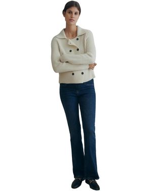Mango Maternity Flared Jeans - Blue