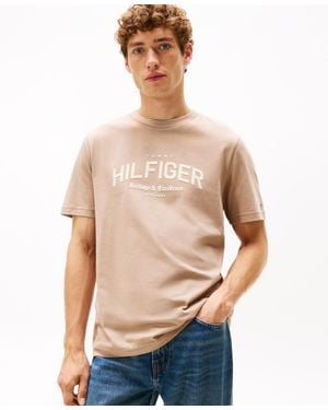 Tommy Hilfiger Hilfiger Arch Graphic T-shirt - Natural