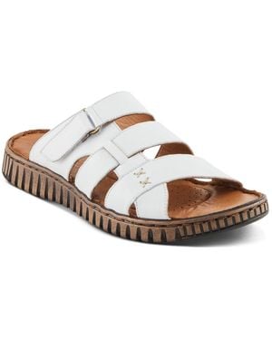 Spring Step Olly Slides - White