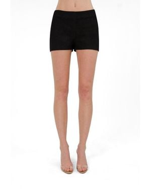 Nocturne Mini Denim Shorts - Black