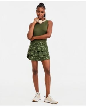 ID Ideology Compression Flounce Skort - Green