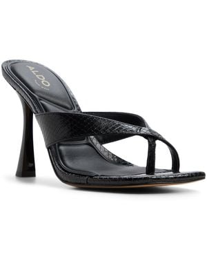 ALDO Haayssie Thong Dress Sandals - Metallic