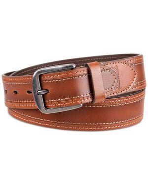 Levi's Stitched Leather Belt - Brown