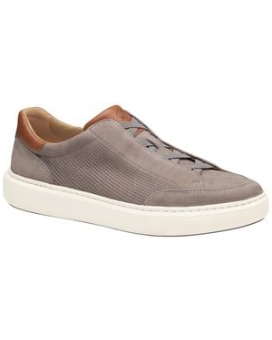Johnston & Murphy Anders Stretch Round-toe Shoes - Brown