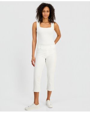 Style & Co. High-rise Shaping Capri Jeans - White