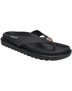 TRUE RELIGION Kelis Thong Sandal - Black