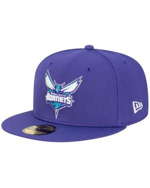 KTZ Charlotte Hornets Team 59fifty Fitted Hat - Blue