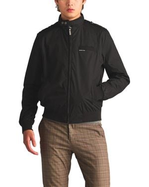 Members Only Classic Iconic Racer Jacket (slim Fit - Black