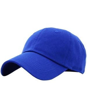 FURLING Classic Cotton Adjustable Low Crown Baseball Cap - Blue