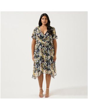 Estelle Wilsons Prom Floral Dress - Multicolor